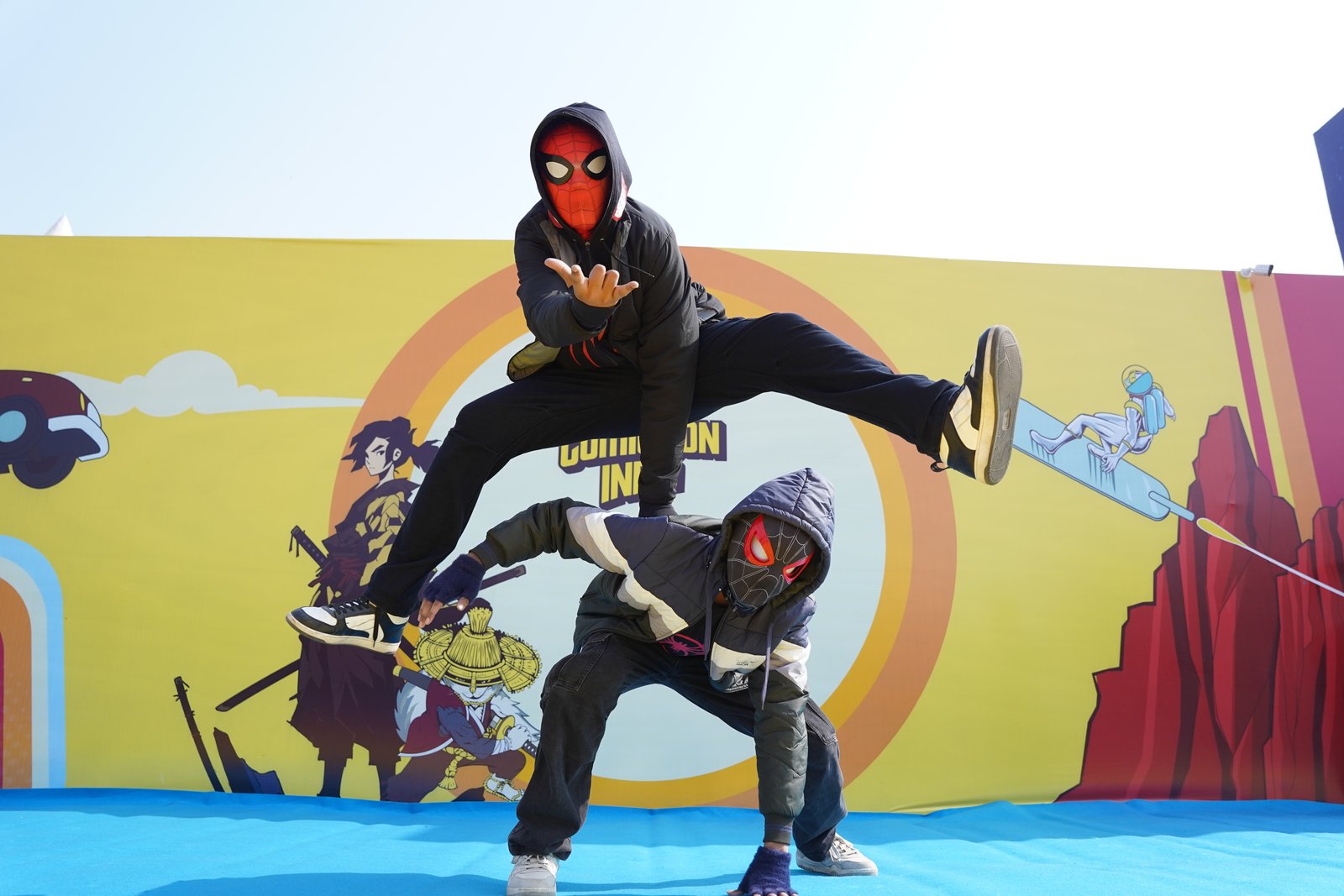 Cosplayer at Delhi Comic Con on December 5 at NSIC, Okhla