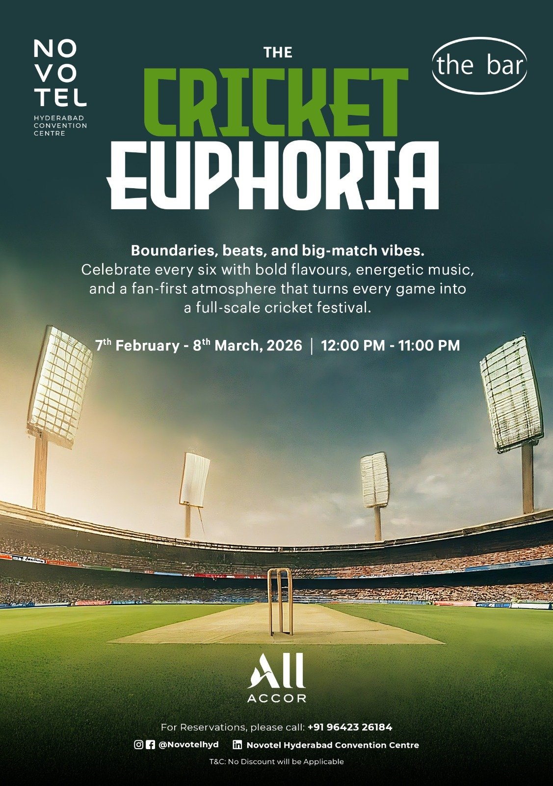 T20 World Cup_Novotel Hyderabad Convention Centre